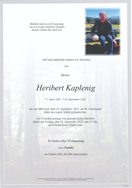 Parte Heribert Kaplenig