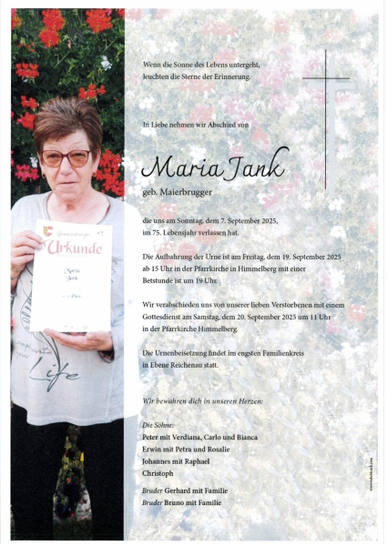 Parte von Maria  Jank