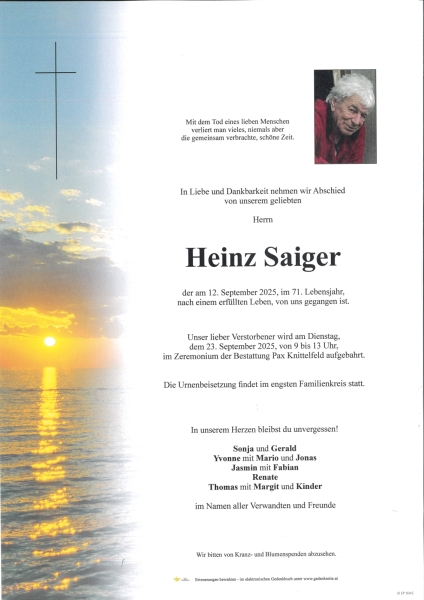 Parte Heinz  Saiger