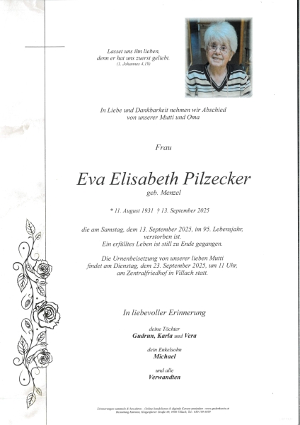 Parte Eva Elisabeth Pilzecker