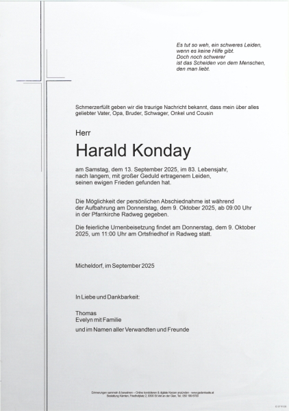 Parte von Harald Konday