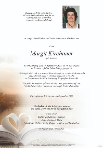 Parte von Margit Kirchauer