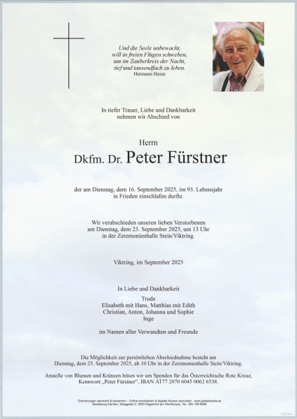 Parte von Peter Fürstner