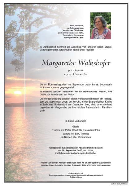 Parte Margarethe Walkshofer