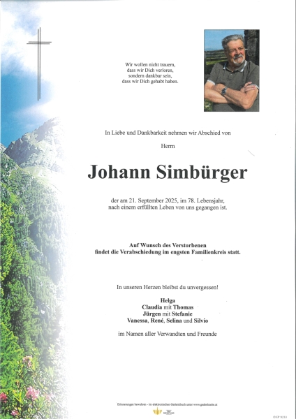 Parte Johann Simbürger