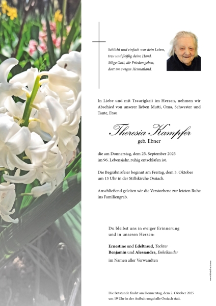 Parte von Theresia Kampfer