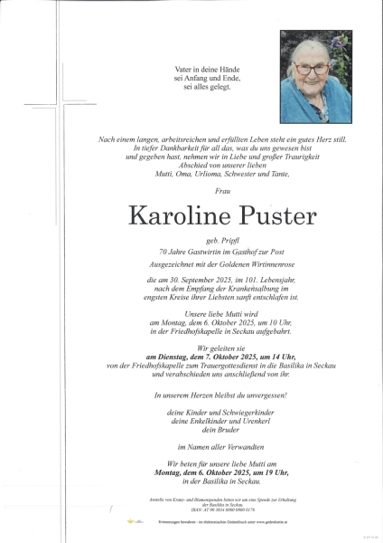 Parte von Karoline Puster