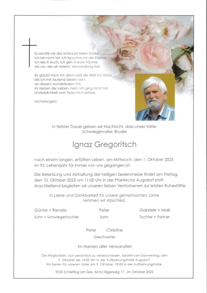 Parte Ignaz Gregoritsch