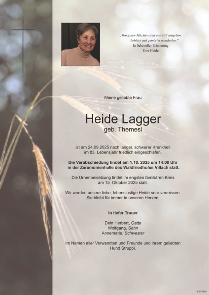 Parte Heide Lagger
