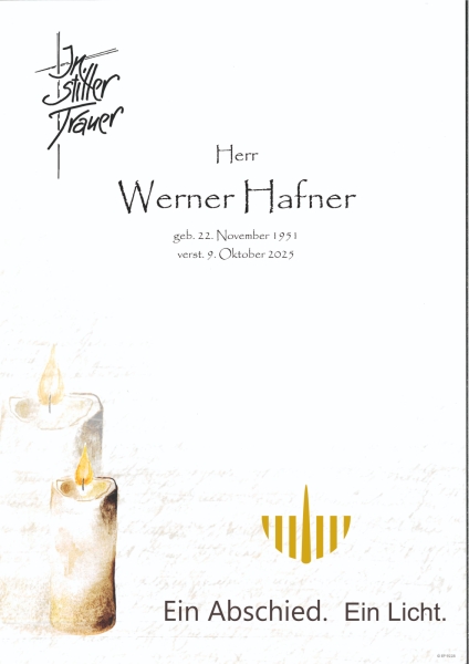Parte von Werner  Hafner