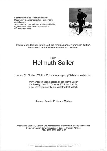 Parte Helmuth Sailer
