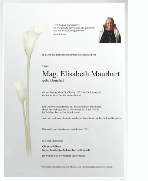 Parte von Elisabeth Maurhart