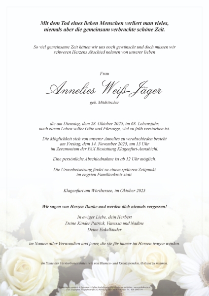 Parte Annelies Weiß-Jäger