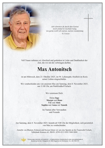 Parte Max Antonitsch