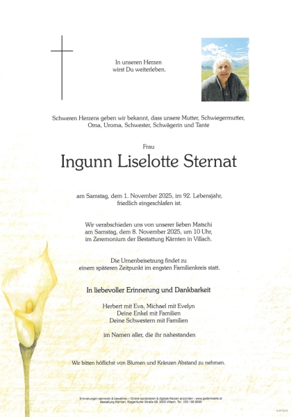 Parte Ingunn Liselotte Sternat