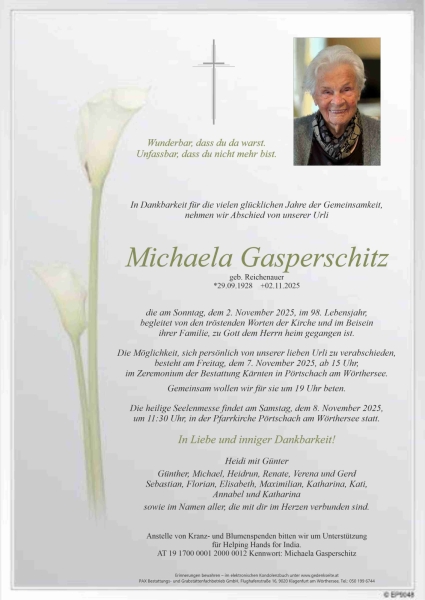 Parte Michaela Gasperschitz