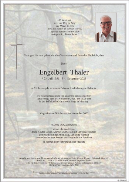 Parte von Engelbert Thaler