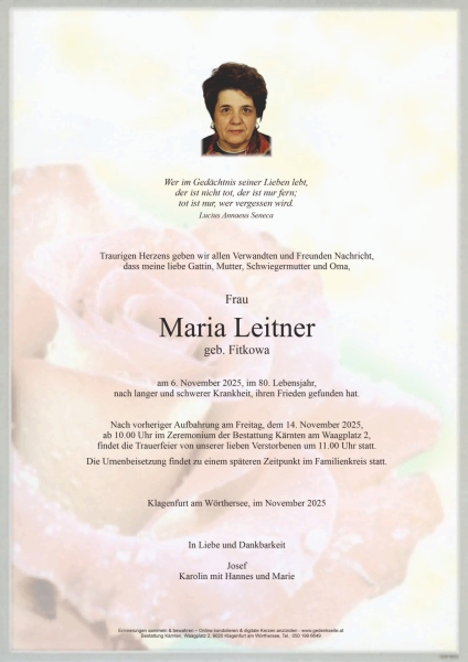Parte Maria Leitner