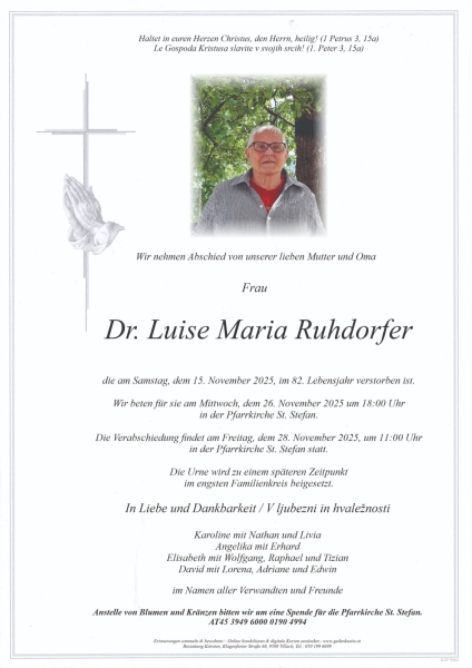 Parte Luise Maria  Ruhdorfer