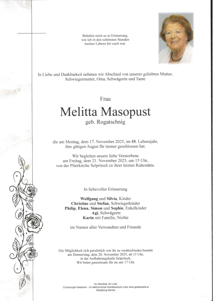 Parte Melitta Masopust