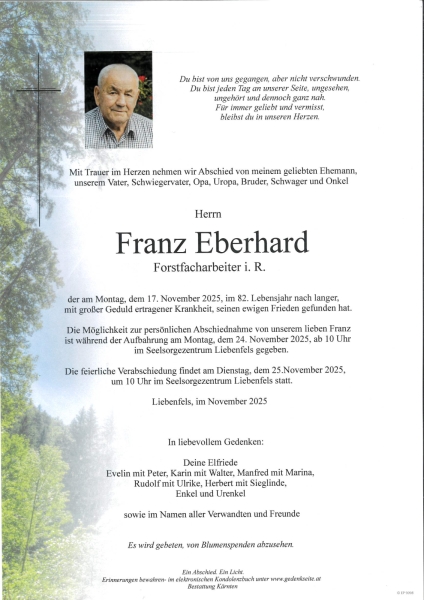 Parte Franz Eberhard