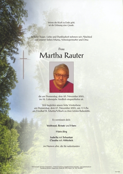 Parte Martha Rauter