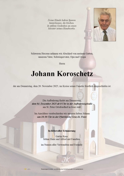 Parte Johann Koroschetz