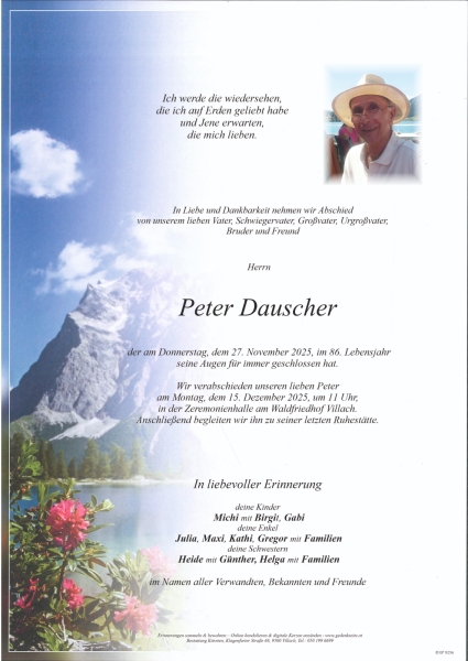 Parte Peter Dauscher