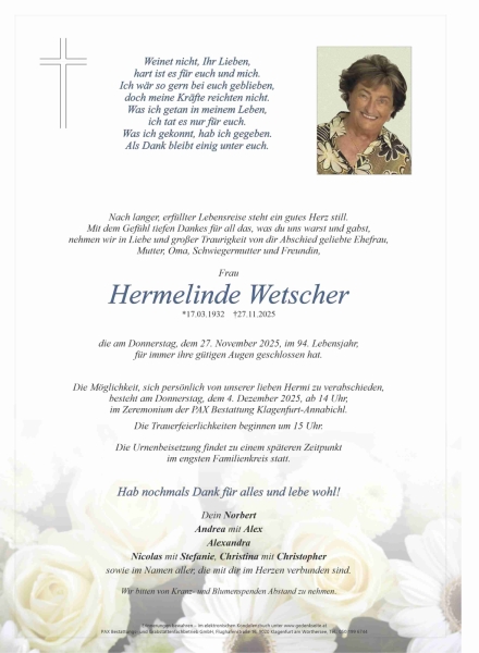 Parte Hermelinde Wetscher