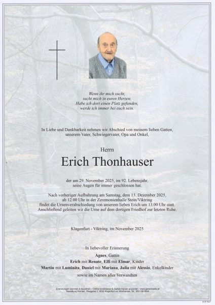 Parte Erich Thonhauser