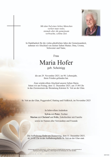 Parte Maria Hofer