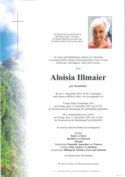 Parte Aloisia Illmaier