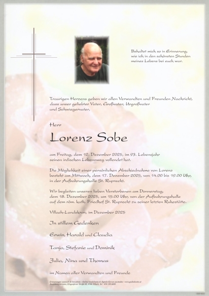 Parte Lorenz  Sobe