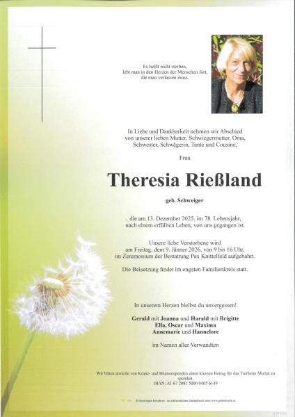 Parte Theresia Rießland