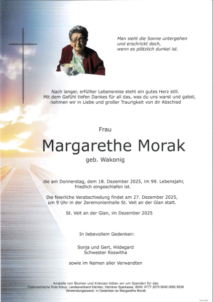 Parte Margarethe Morak