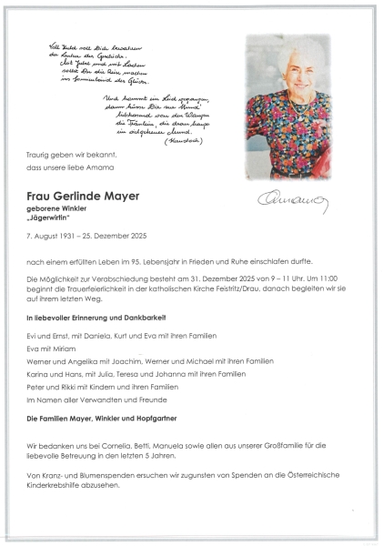 Parte Gerlinde Mayer