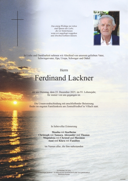Parte Ferdinand Lackner