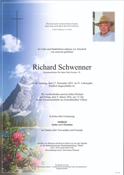 Parte Richard Schwenner