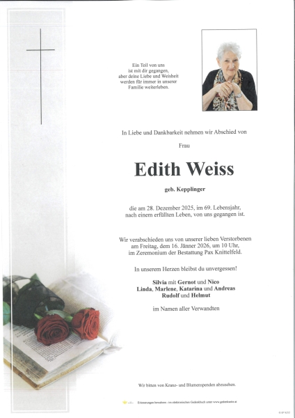 Parte Edith Weiss