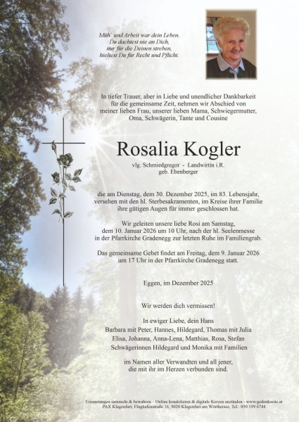 Parte Rosalia Kogler