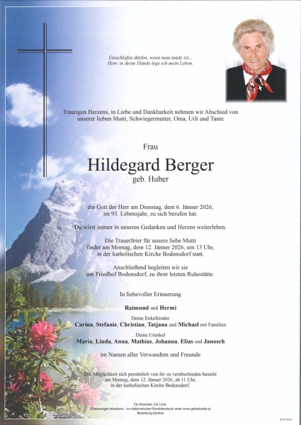 Parte von Hildegard Berger