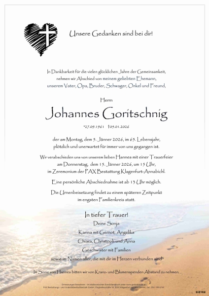 Parte Johannes  Goritschnig