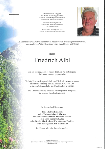 Parte Friedrich Albl