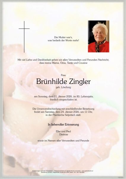 Parte Brünhilde  Zingler