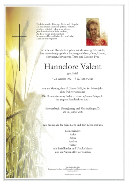 Parte Hannelore Valent