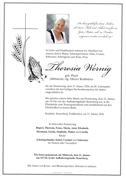 Parte von Theresia  Wernig