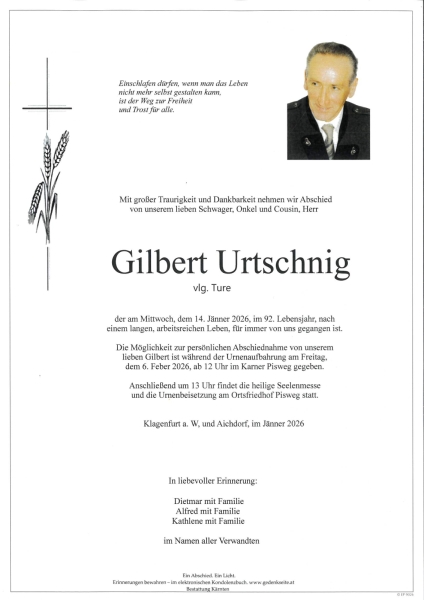 Parte Gilbert Urtschnig