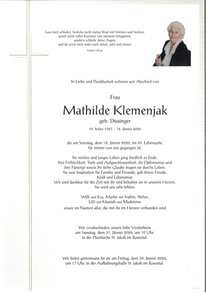 Parte Mathilde Klemenjak