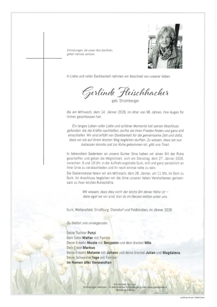 Parte von Gerlinde Fleischhacker