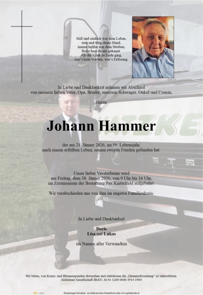 Parte von Johann  Hammer